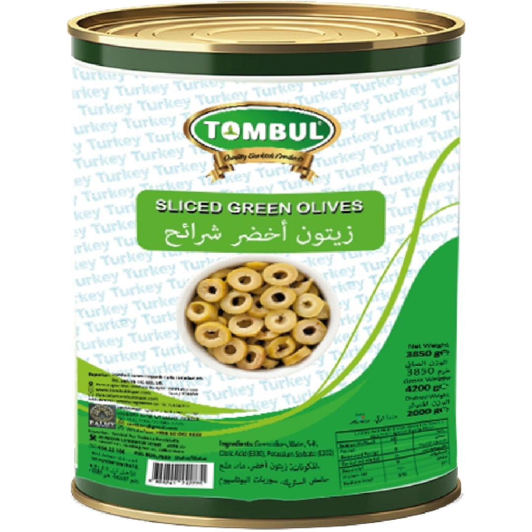 Sliced Green Olives (زيتون أخضر مقطع)