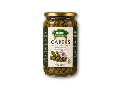 Capers in Sunflower Oil (ثمار الكبر في زيت عباد الشمس)