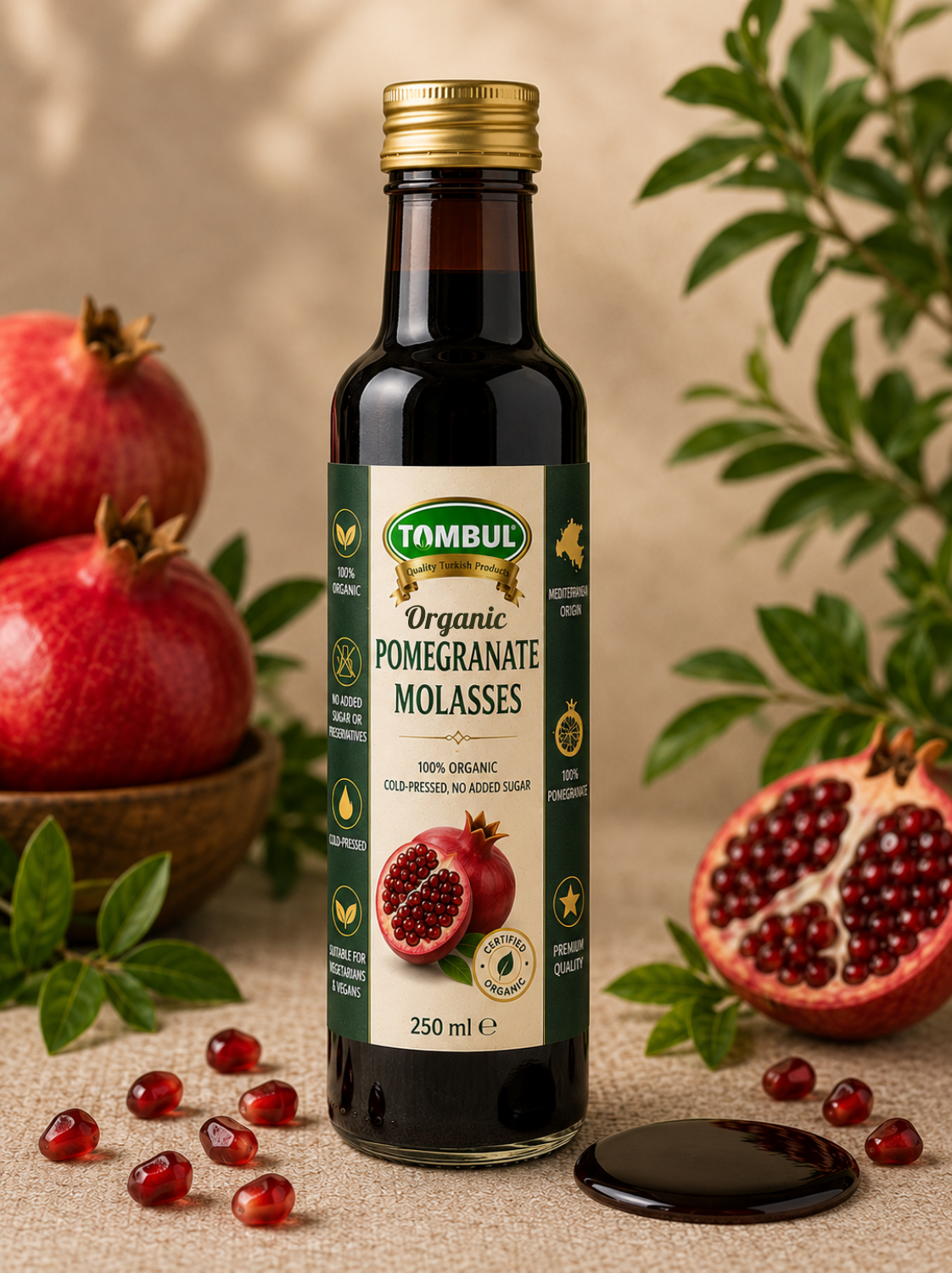 Organic Pomegranate Molasses (دبس الرمان العضوي)